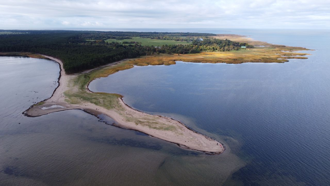 Crafting Captivating Headlines: Your awesome post title goes here Stunning aerial shot of a coastal landscape in Pärnu County, Estonia, showcasing serene natural beauty.